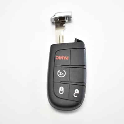 Car remote with key insert